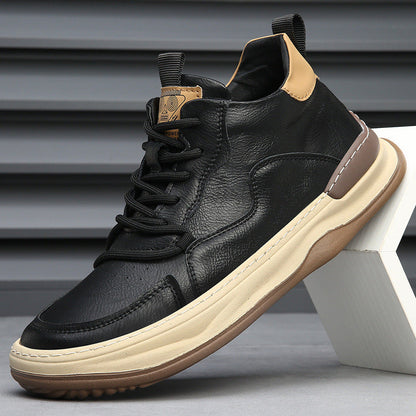Italian genuine leather premium trainers for men | Marco Italiana -7