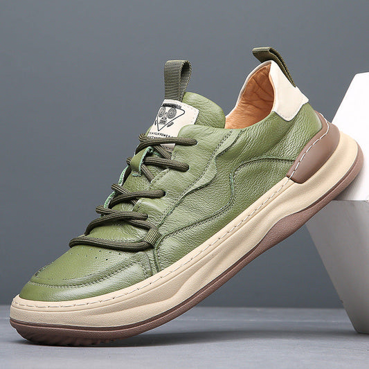 Noble Italian leather everyday trainers for men | Noble Italiana -1