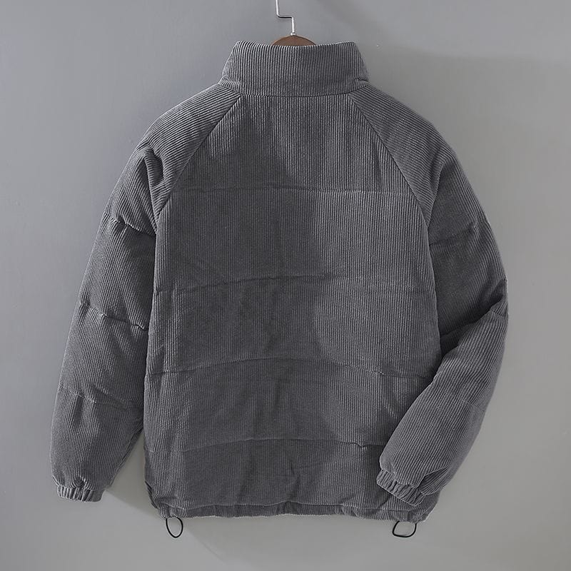Warm padded hooded winter jacket for men | Donny -3