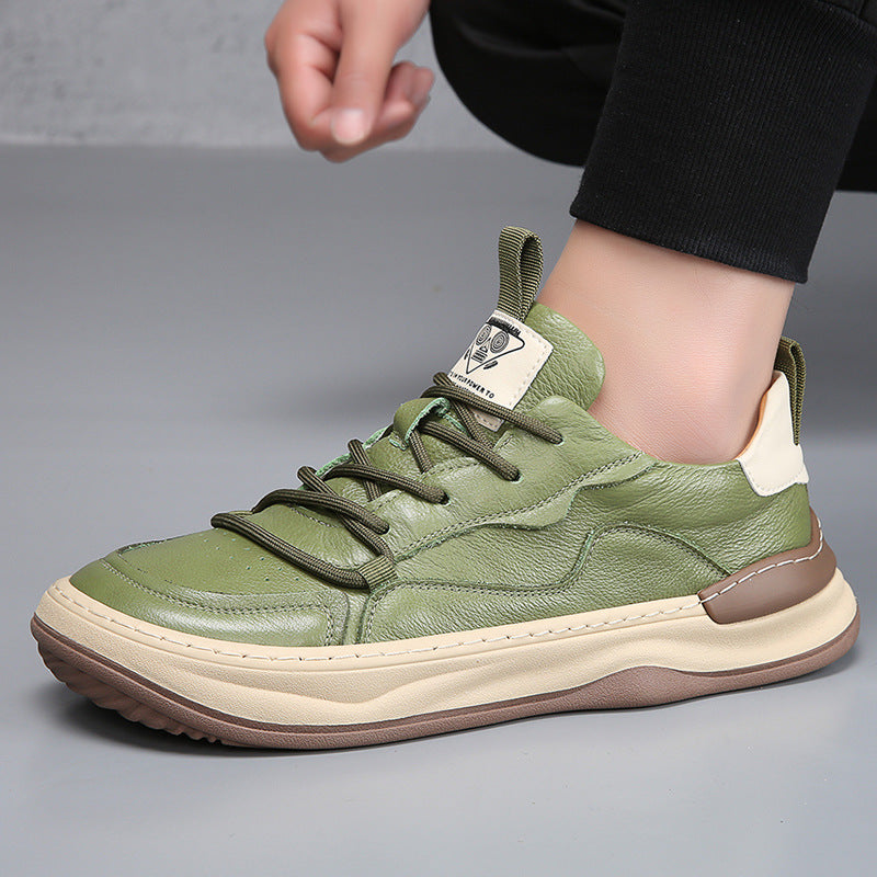 Noble Italian leather everyday trainers for men | Noble Italiana -5
