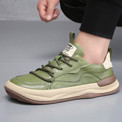 Noble Italian leather everyday trainers for men | Noble Italiana -5