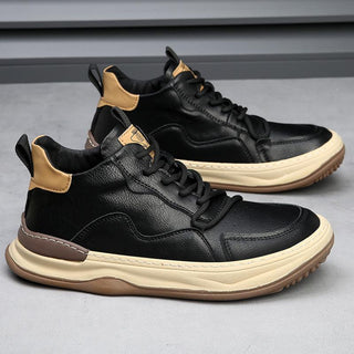 Italian genuine leather premium trainers for men | Marco Italiana -8