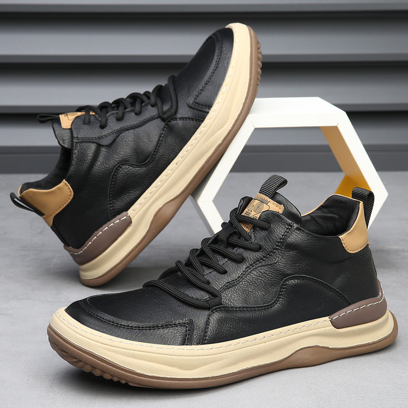 Italian genuine leather premium trainers for men | Marco Italiana -9