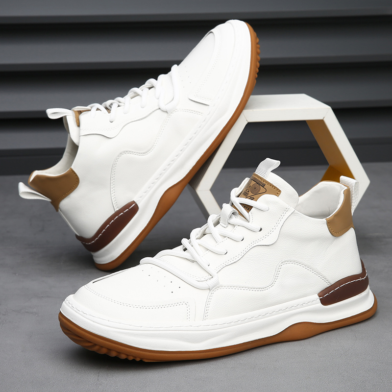 Italian genuine leather premium trainers for men | Marco Italiana -6