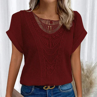 Elegant Ibiza-style casual top for women | Simone -7