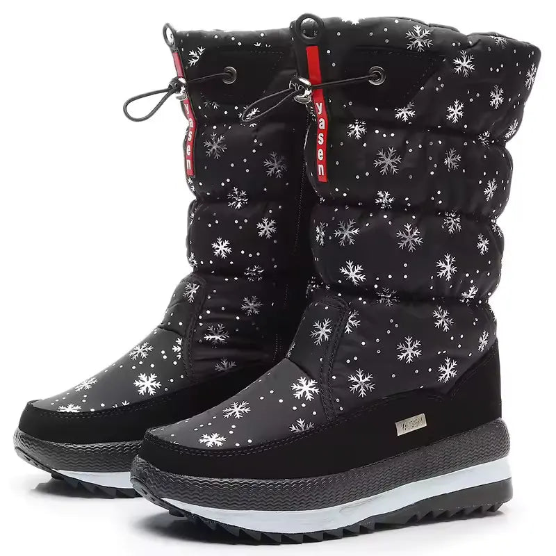 Waterproof insulated snow boots for women | Evelora -8