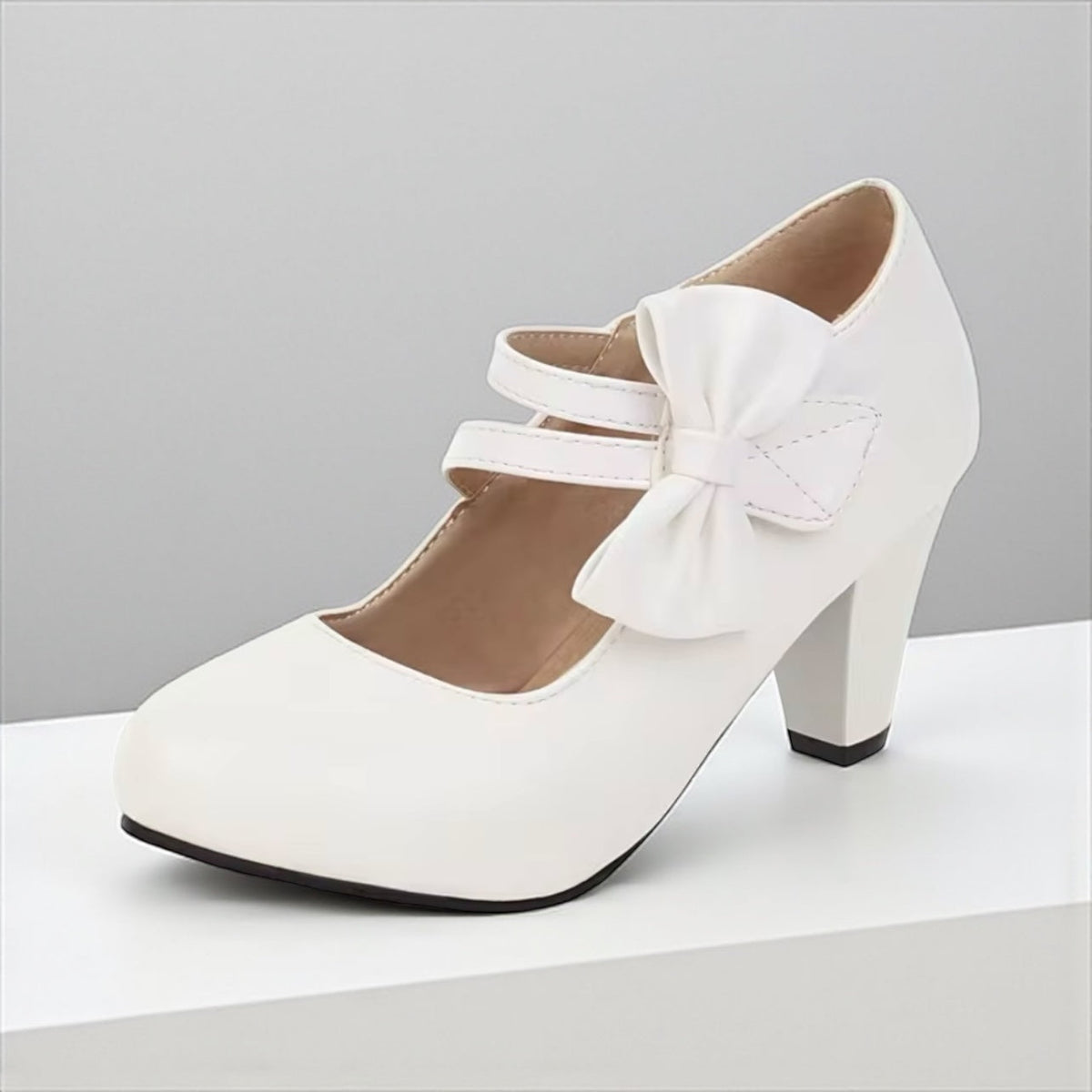 Elegant bow-detail occasion heels for women | Bella -14