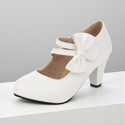 Elegant bow-detail occasion heels for women | Bella -14