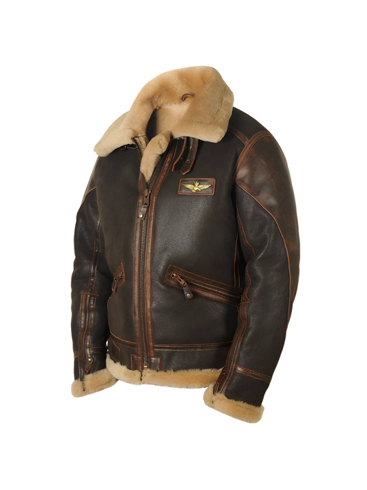 Classic pilot-style heritage jacket for men | Jakub -1