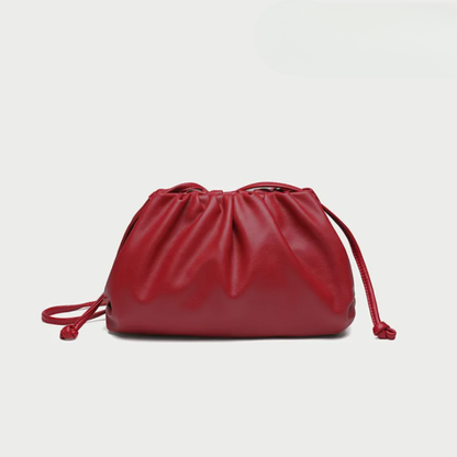 Verlaine | Women's Ruched Dumpling Clutch Bag
