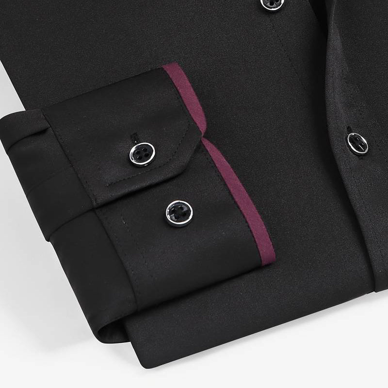 Tailored long-sleeve classic collar smart shirt for men | Esprit Russo -9