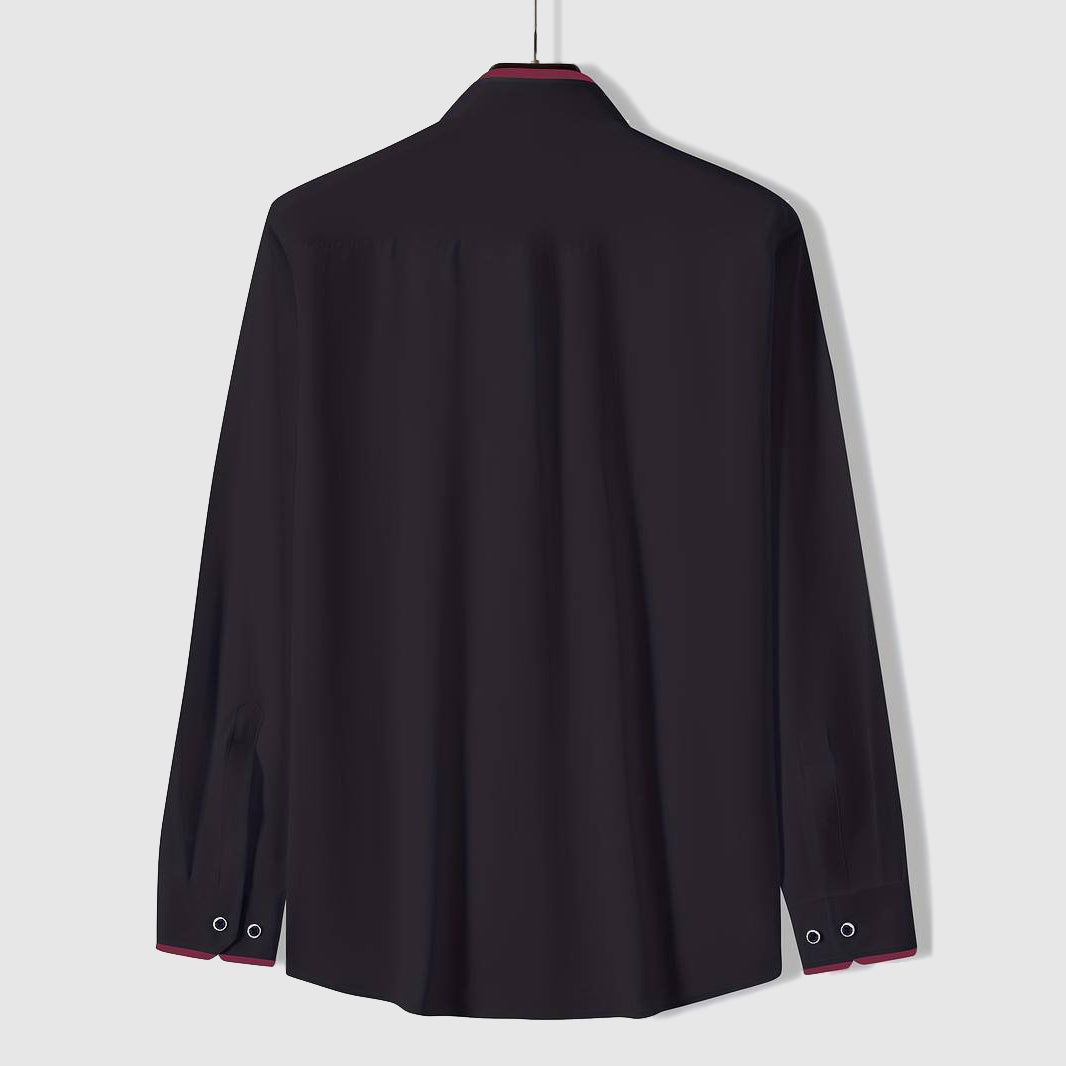 Tailored long-sleeve classic collar smart shirt for men | Esprit Russo -7