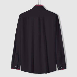 Tailored long-sleeve classic collar smart shirt for men | Esprit Russo -7