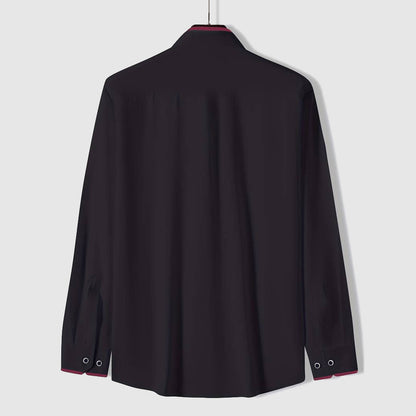 Tailored long-sleeve classic collar smart shirt for men | Esprit Russo -7