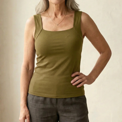 Belladine | Women's Built In Bra Support Tank Top