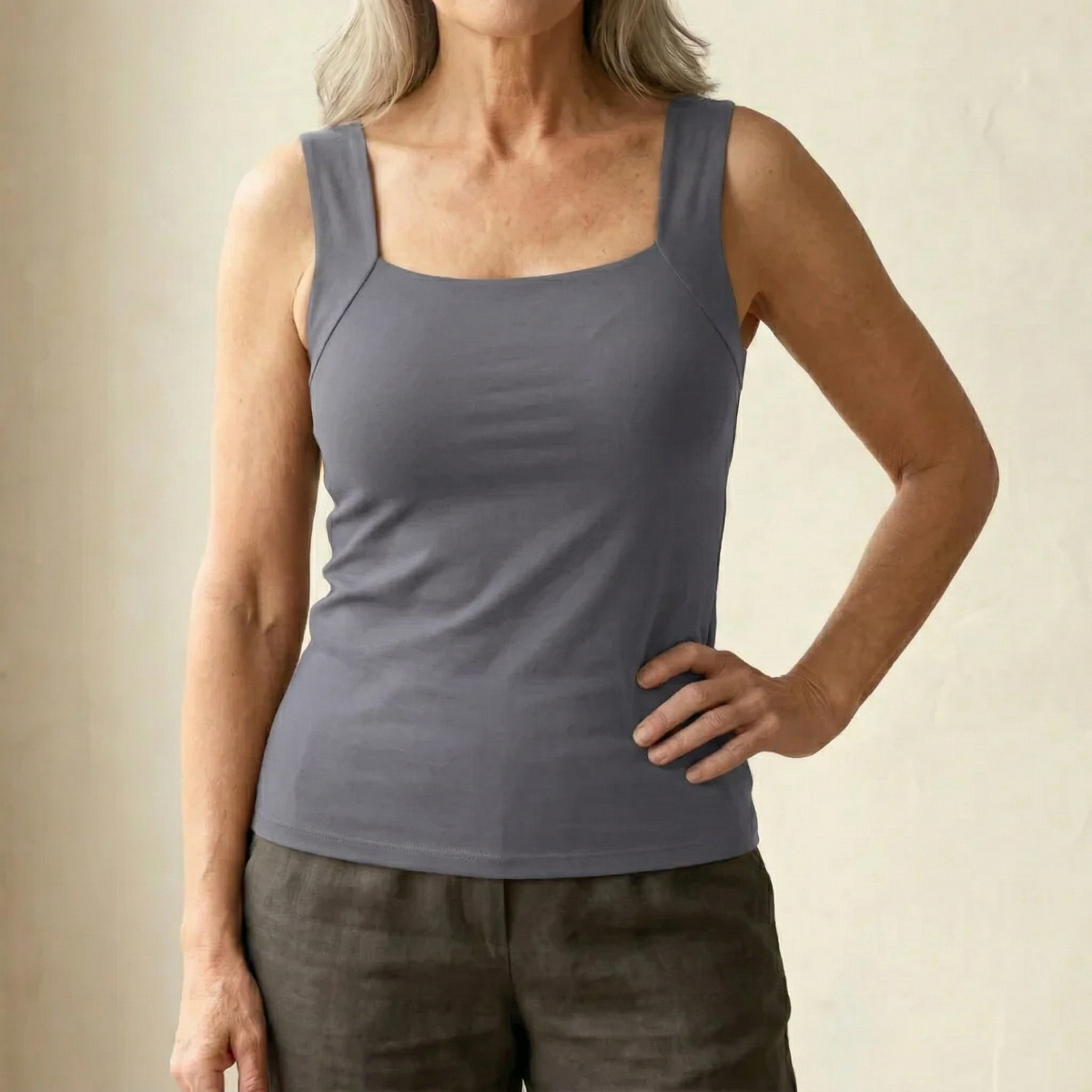 Belladine | Women's Built In Bra Support Tank Top