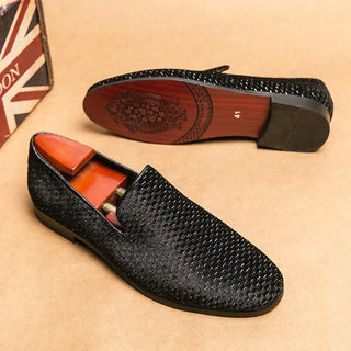Italian suede slip-on loafers for men | Milano -5