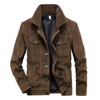 Valmere | Men's Corduroy Button Front Trucker Jacket
