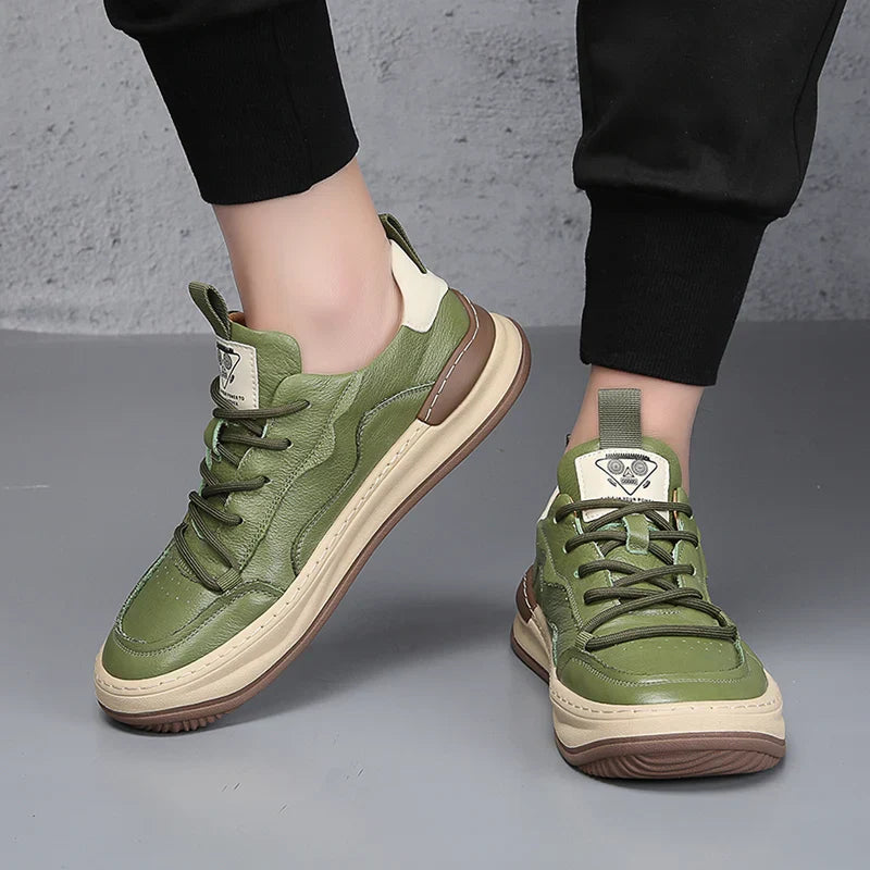 Noble Italian leather everyday trainers for men | Noble Italiana -7