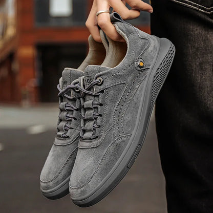 Suede cushioned casual everyday trainers for men | 1987 -1