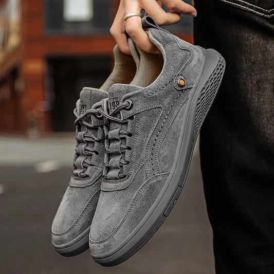 Suede cushioned casual everyday trainers for men | 1987 -1