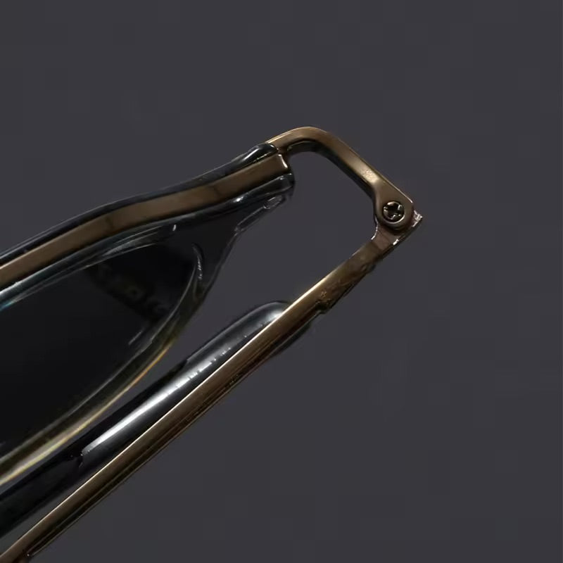 Metal-frame anti-glare everyday sunglasses for men | Brunelo -5