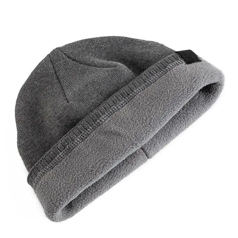 Warm knitted luxury winter beanie for men | Snowcap -5