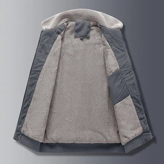 Corduroy zip fleece-lined jacket for men | Maison Ridgefield -5
