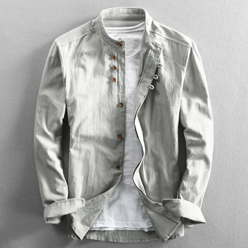 Japan-style printed casual shirt for men | Katana -6