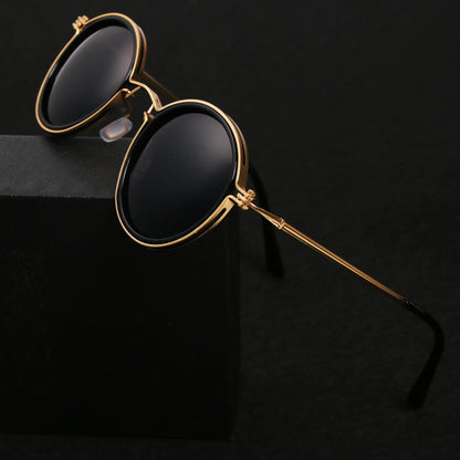 Classic metal-frame polarised sunglasses for men | Solis -4