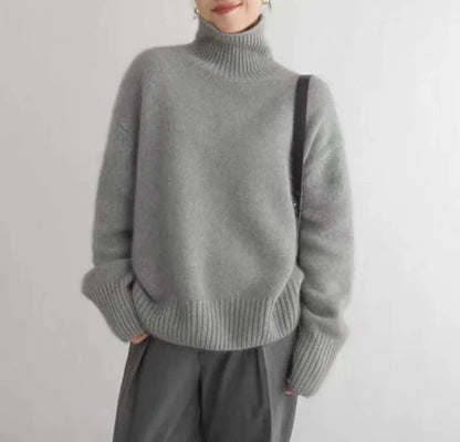 Rosamund | Women's Cashmere Turtleneck Sweater