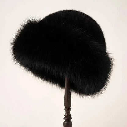 Plush winter cosy bucket hat for women | Keryssa -4