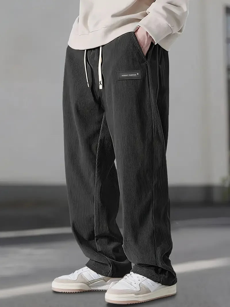 Elijah | Men's Corduroy Elastic Waist Trouser