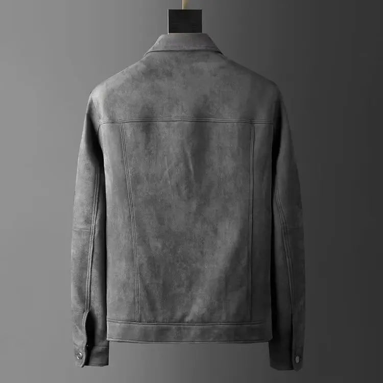 Classic suede smart casual jacket for men | St. Clair -6