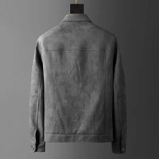 Classic suede smart casual jacket for men | St. Clair -6