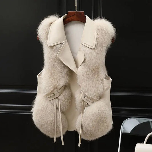 Regal Faux Fur Vest for Women | Mirelda