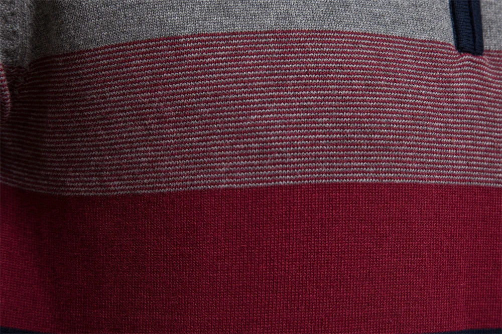 Soft quarter-zip cosy everyday jumper for men | Burk -14