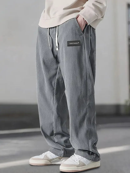 Elijah | Men's Corduroy Elastic Waist Trouser
