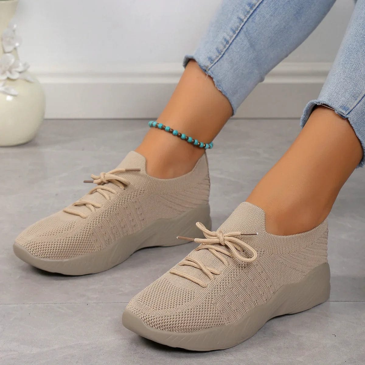 Claire | Women's Cushioned Orthopedic Stretch Knit Shoe