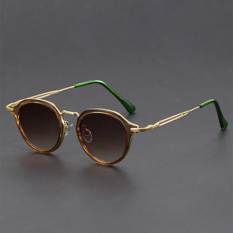 Metal-frame anti-glare everyday sunglasses for men | Brunelo -7
