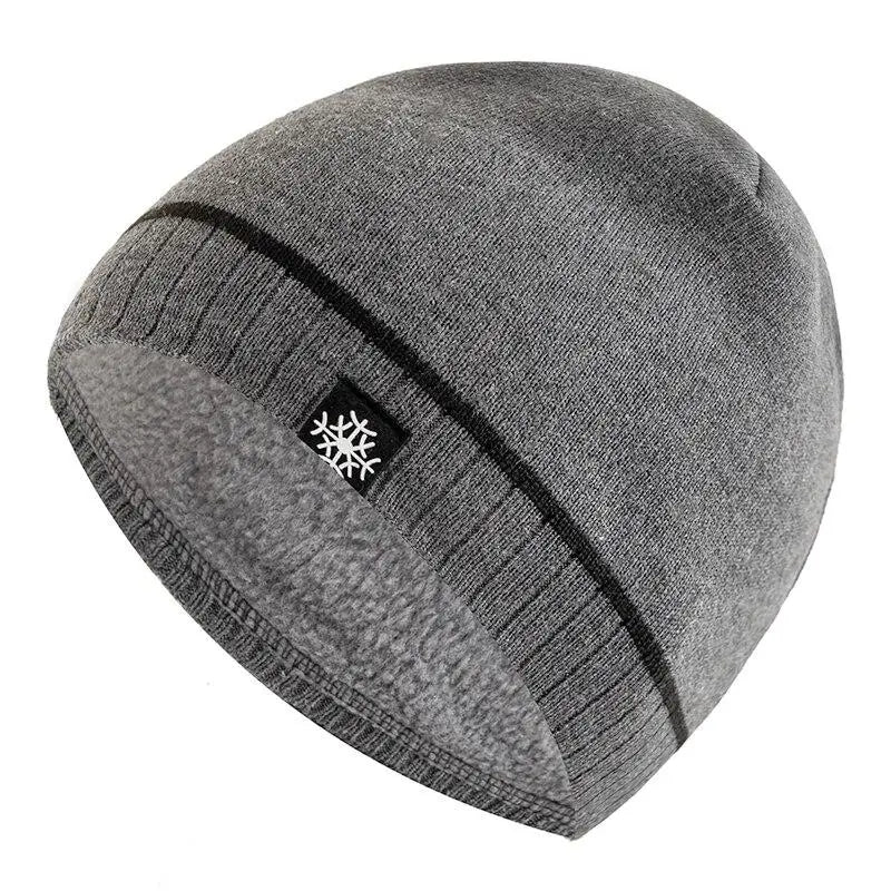 Warm knitted luxury winter beanie for men | Snowcap -2
