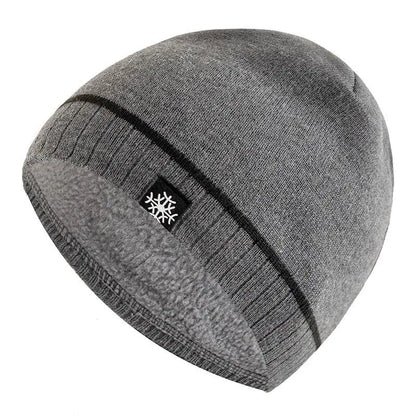 Warm knitted luxury winter beanie for men | Snowcap -2