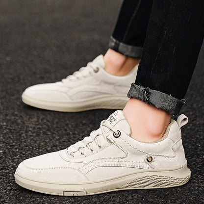 Suede cushioned casual everyday trainers for men | 1987 -8