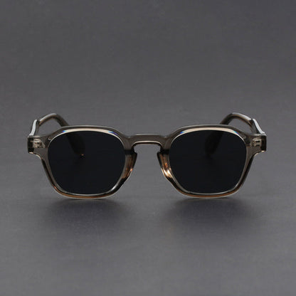 Square retro reinforced-hinge sunglasses for men | Maven -7