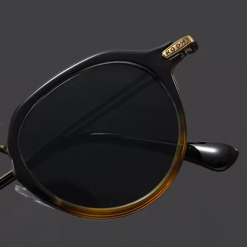 Metal-frame anti-glare everyday sunglasses for men | Brunelo -2