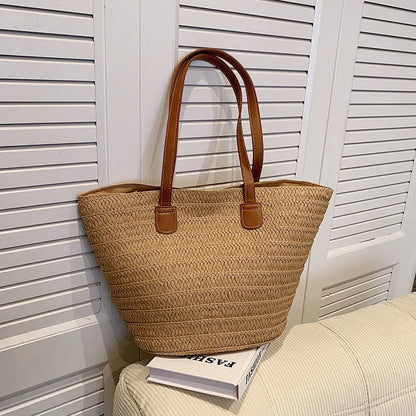 Odalys | Woven Straw Shoulder Bag