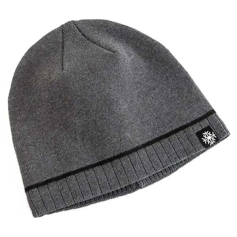 Warm knitted luxury winter beanie for men | Snowcap -3