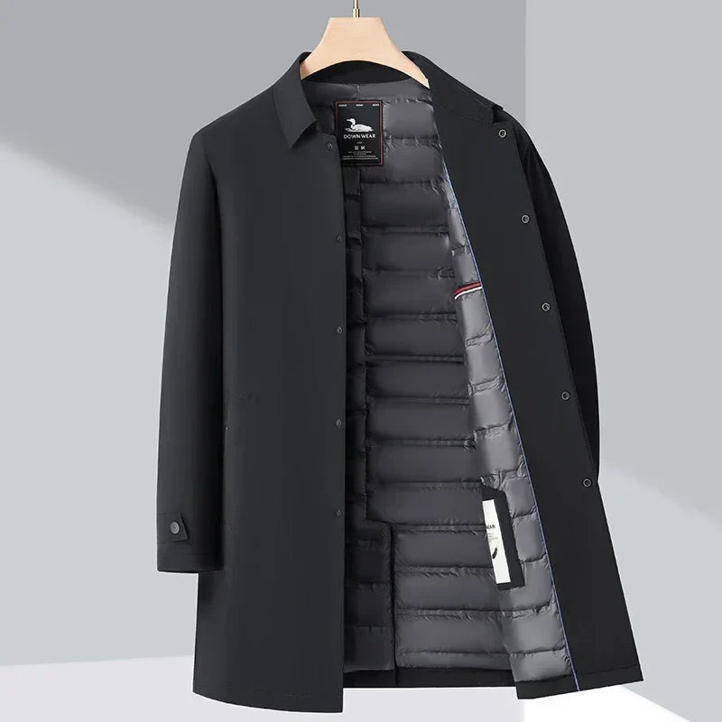 Classic belted everyday trench coat for men | Burke -2