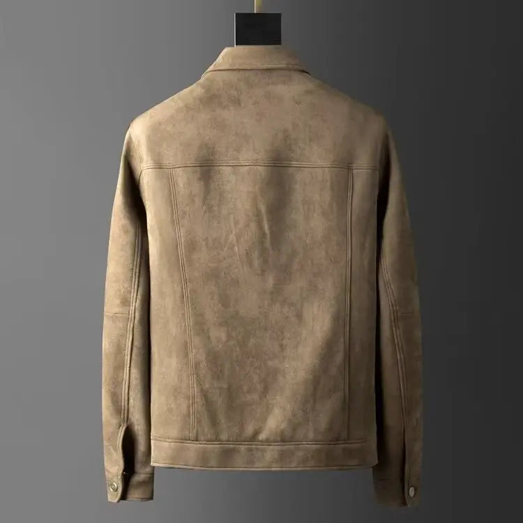 Classic suede smart casual jacket for men | St. Clair -7