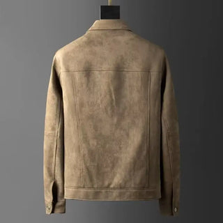 Classic suede smart casual jacket for men | St. Clair -7